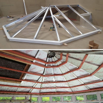 Image of building a guardian roof system